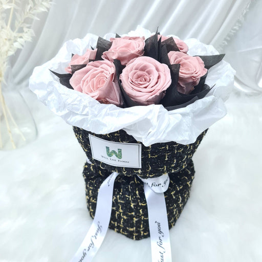 Lasting Romance - Preserved Flower Bouquet - Preserved Rose - Flower Bouquet - Flower Delivery Singapore - Well Live Florist