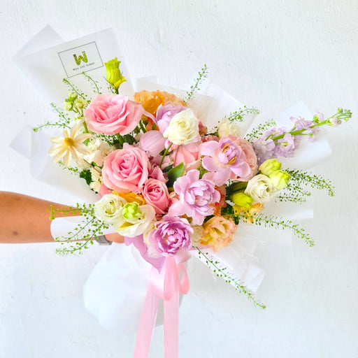 Spring Blossoms - Hand Bouquet - Flower Bouquet - Flower Delivery Singapore - Well Live Florist