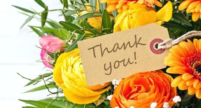 Thank You Flower Bouquet for same-day delivery in Singapore