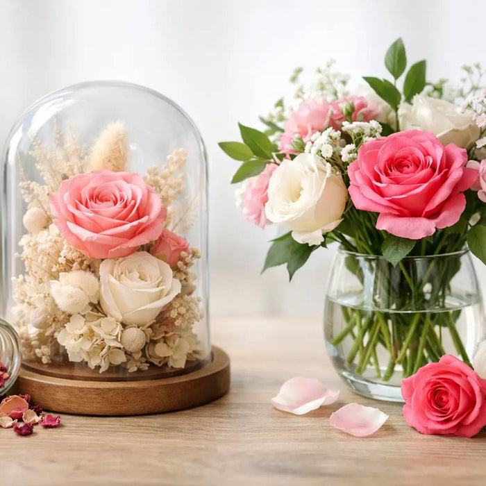 Preserved Flowers vs Fresh Flowers