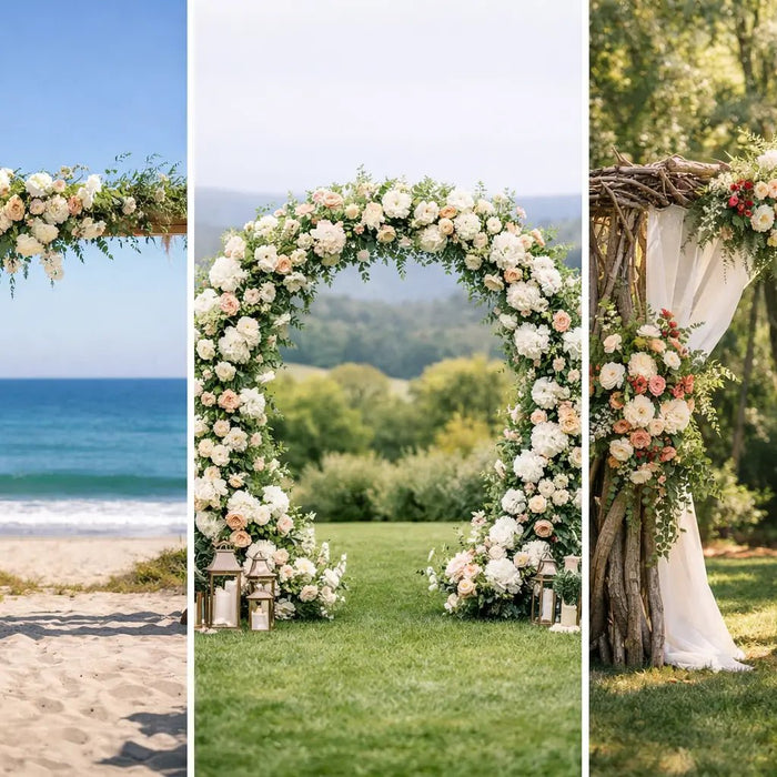 12 Wedding Floral Arch Examples to Love