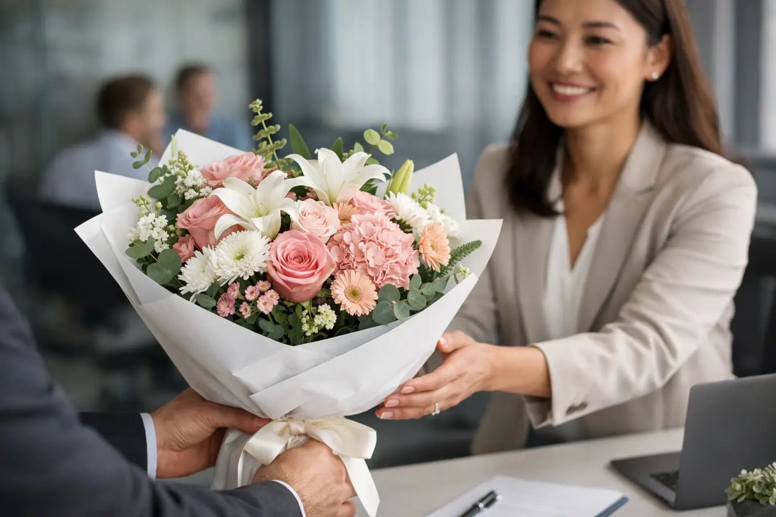 A Guide to Corporate Flower Gifting
