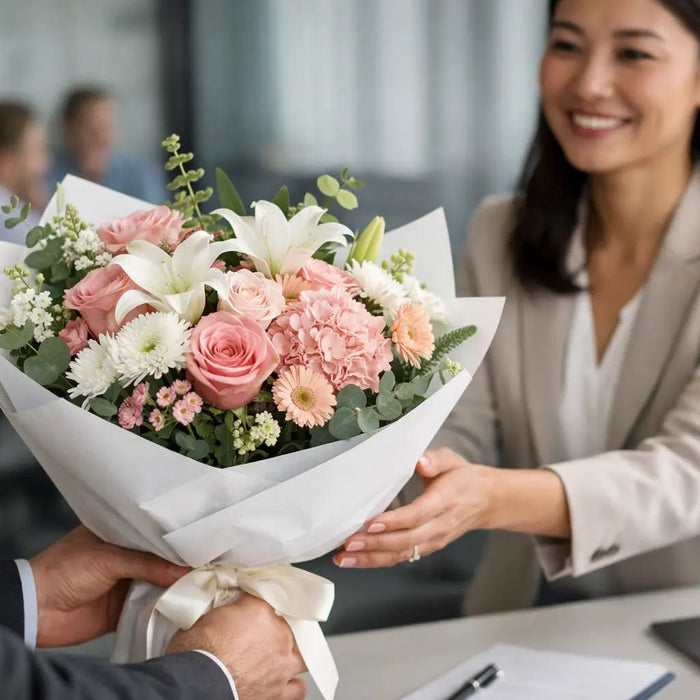 A Guide to Corporate Flower Gifting