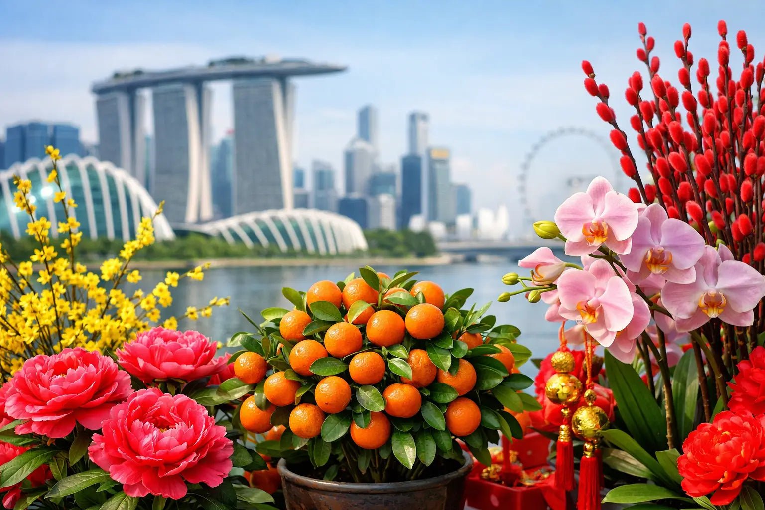 Chinese New Year Flowers Singapore Guide