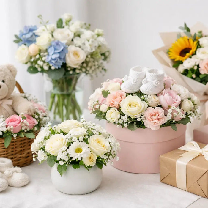 11 Newborn Gift Flower Ideas to Send