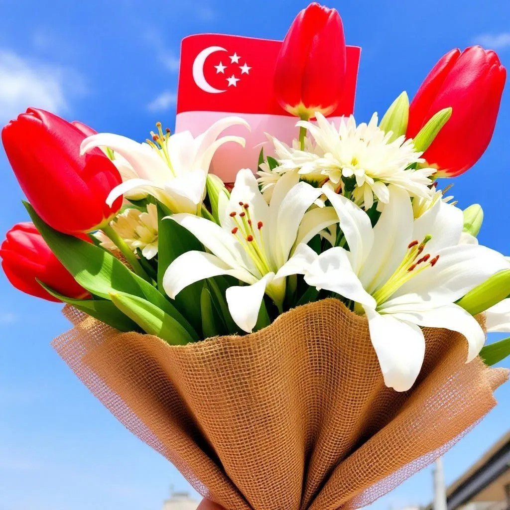 Best SG60 National Day Bouquets in Singapore | Well Live Florist