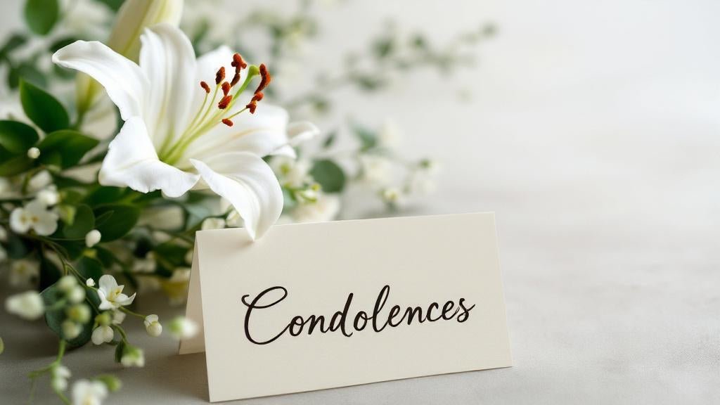 Condolences Messages & Flower Delivery in Singapore | Well Live Florist