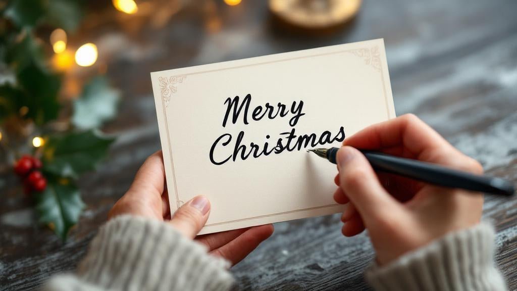 Crafting the Perfect Christmas Greeting: A Guide and Message Samples for Everyone On Your List
