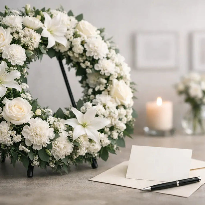 35 Condolence Wreath Message Examples