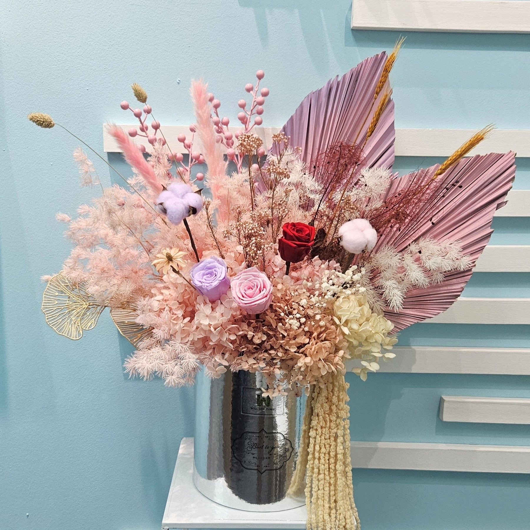 Preserved & Dried Flower Bouquets in Singapore | Well Live Florist