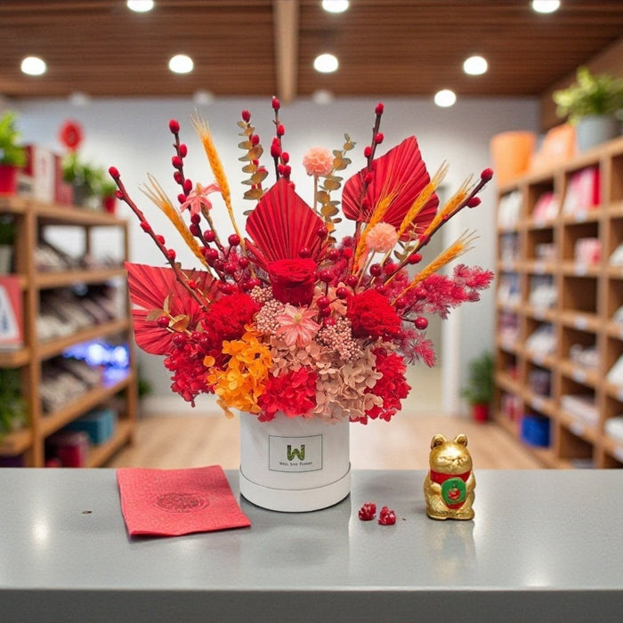 CNY Flower Delivery to Shopping Malls Across Singapore