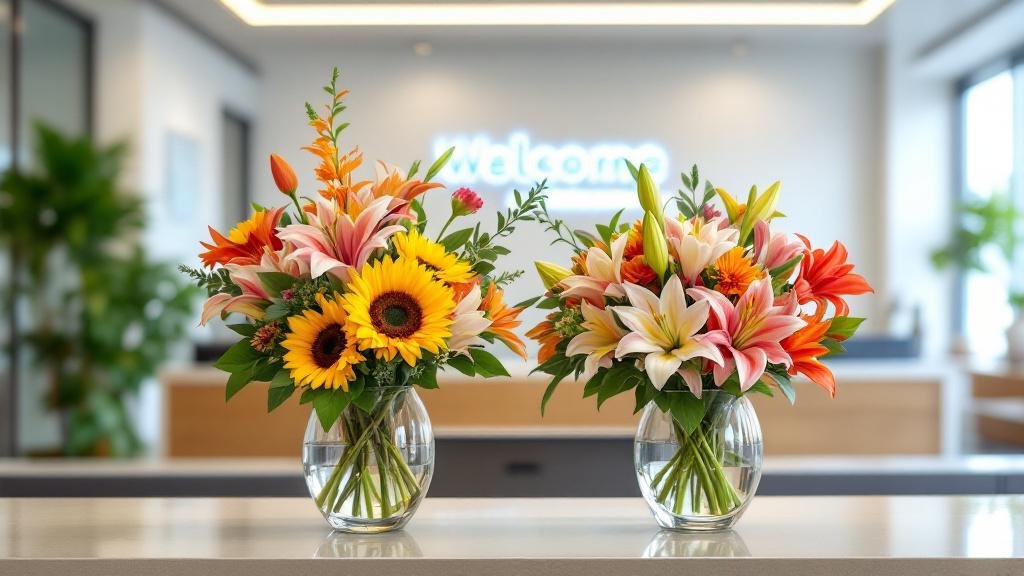 Flower Stands for Office & Shop Openings in Singapore, Well Live Florist