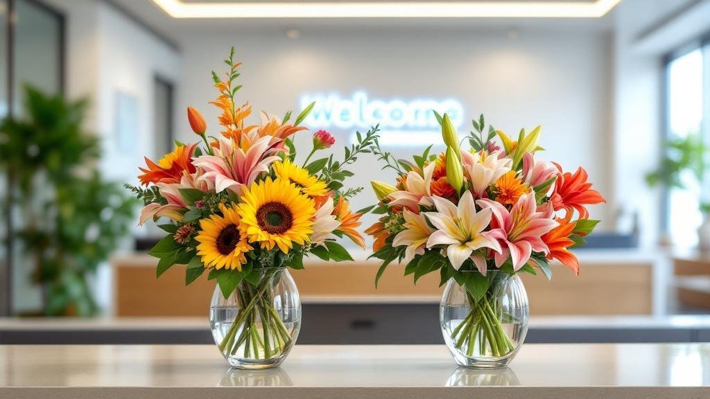Flower Stands for Office & Shop Openings in Singapore, Well Live Florist