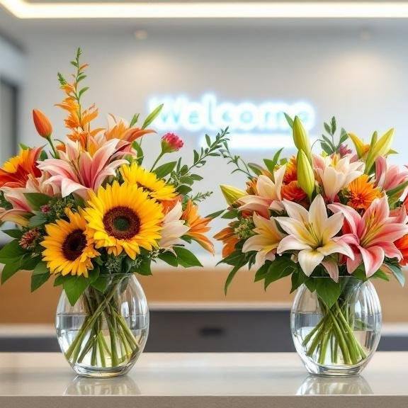 Flower Stands for Office & Shop Openings in Singapore, Well Live Florist