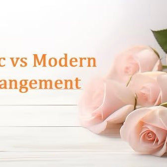 Rustic vs. Modern Rose Arrangements, Well Live Florist