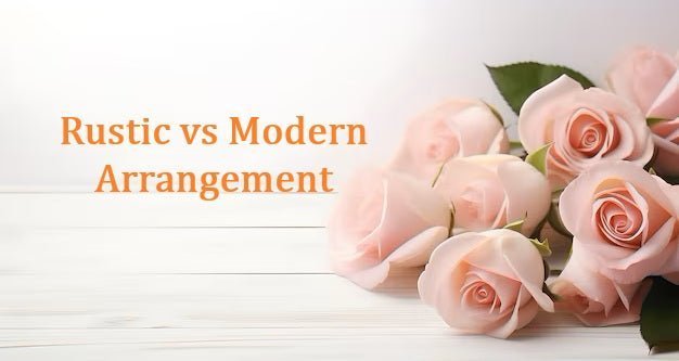 Rustic vs. Modern Rose Arrangements, Well Live Florist