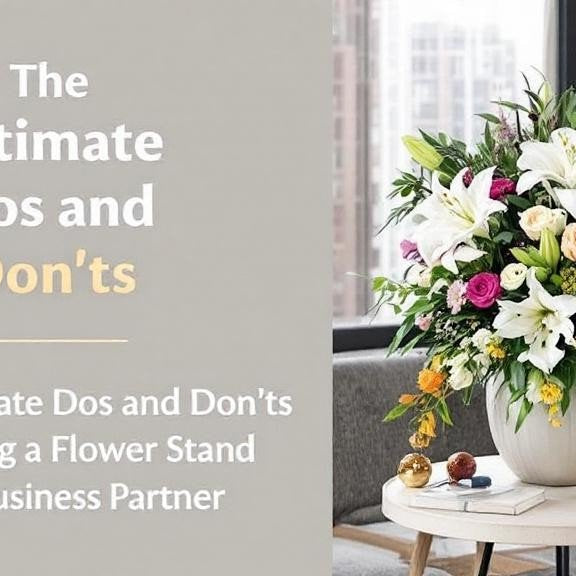 The Ultimate Dos and Don'ts of Choosing a Flower Stand for a Business Partner