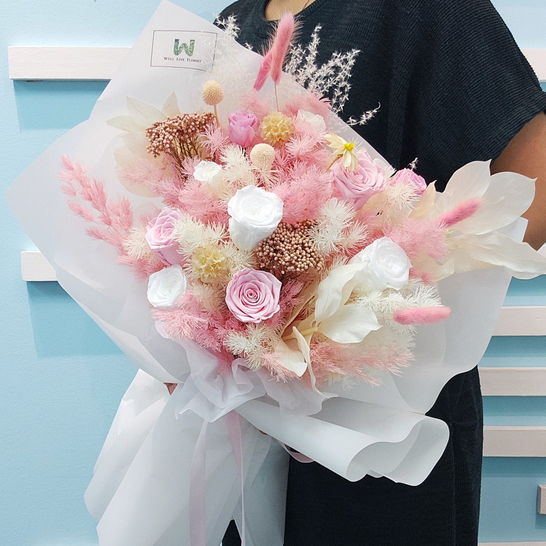 Preserved Flower Singapore, Well Live Florist