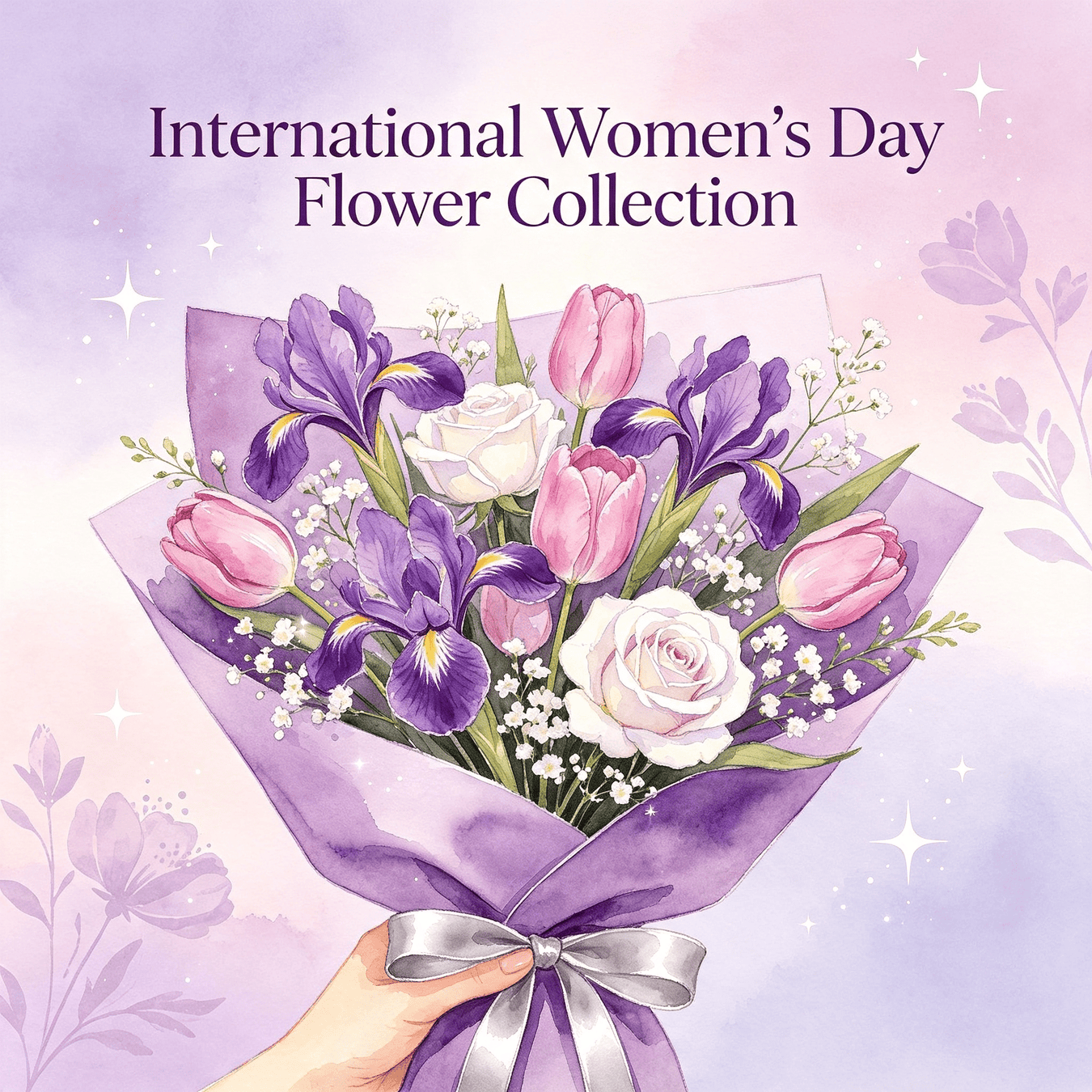 International Women's Day Flower, premium women's day floral arrangements 