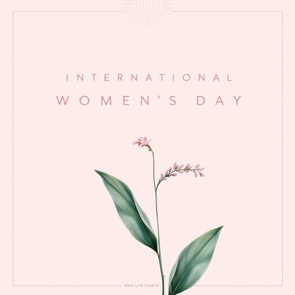International Women's Day Flower, Well Live Florist Singapore