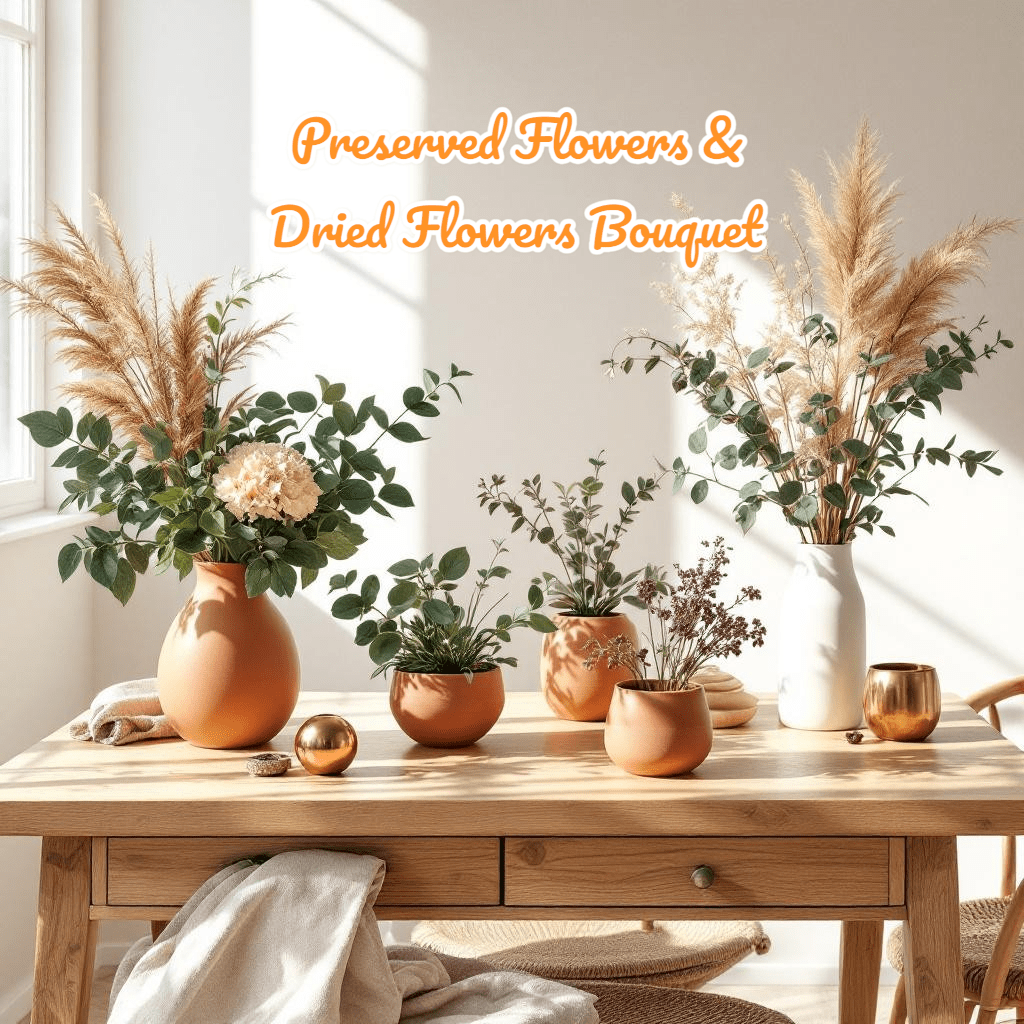 Preserved Flowers & Dried Flowers Bouquet in Singapore, Well Live Florist