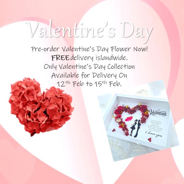 Valentines day flower, Vday flower, Flower delivery Singapore, Well Live Florist