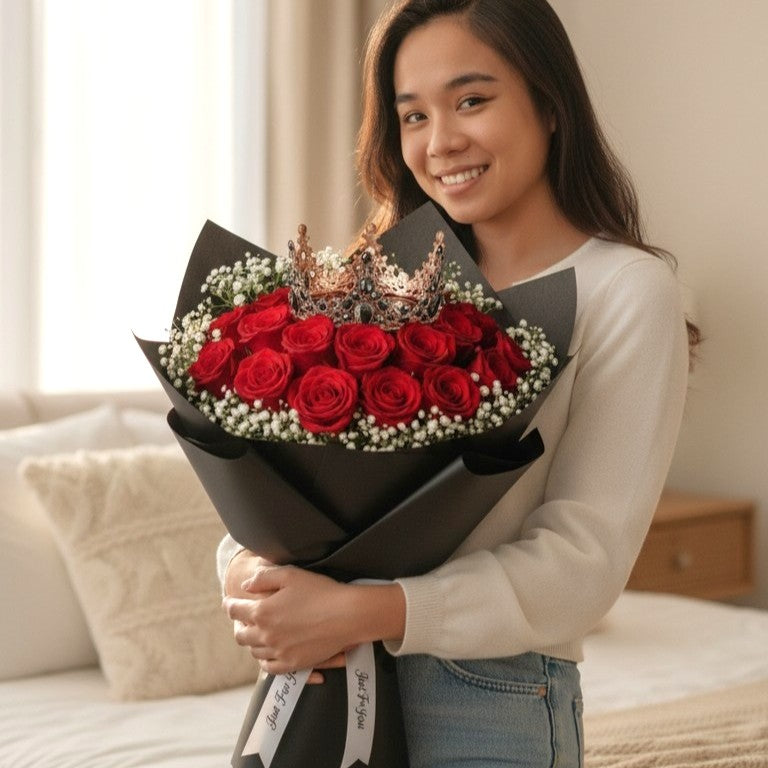 Anniversary Flower Bouquet Same Day Delivery Singapore By Well Live Florist