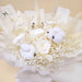 Beauty Of White - Hand Bouquet - Cotton Flower - Preserved Rose - Preserved Flower - Well Live Florist - Flower Bouquet - Flower delivery Singapore - Florist Singapore