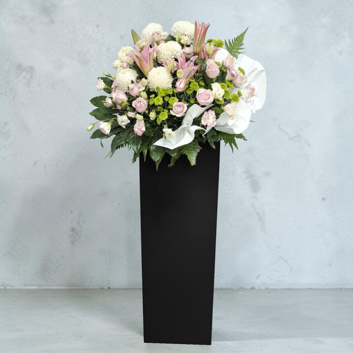 Breath Of Sweet Flowers - Condolences Flower Stand - Sympathy Flower Delivery Singapore - Well Live Florist