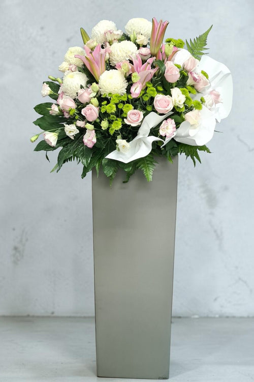 Breath Of Sweet Flowers - Condolences Flower Stand - Sympathy Flower Delivery Singapore - Well Live Florist