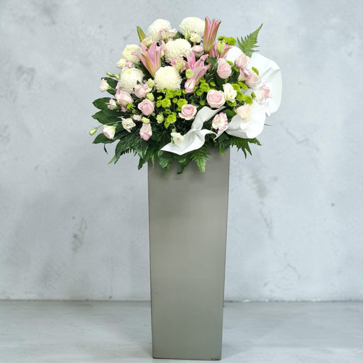 Breath Of Sweet Flowers - Condolences Flower Stand - Sympathy Flower Delivery Singapore - Well Live Florist
