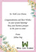 Business in Booming - Grand Opening Greeting Message Card - Well Live Florist