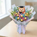 Cboco-Grad Breathtaker - Chocolate Graduation Flower Bouquet - Flower Delivery Singapore - Well Live Florist