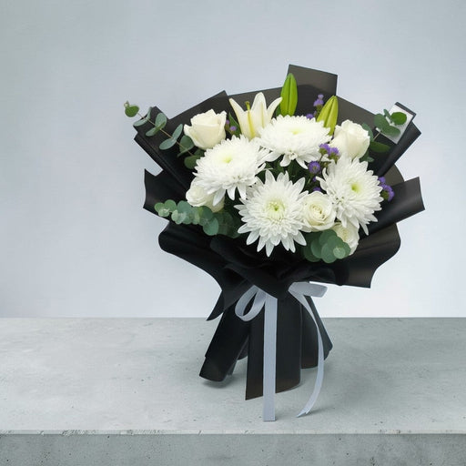 Consoling Warmth - Condolences Flower Bouquet - Sympathy Flowers - Flower Delivery Singapore - Well Live Florist