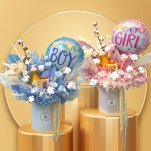 Newborn Flower Gift and Hamper Same Day Delivery Singapore by Well Live Florist