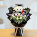 Royal Achievement - White Tulip Graduation Bouquet - Flower Delivery Singapore - Well Live Florist