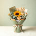 Smile Maker – Fresh Flower Hand Bouquet - Sunflower and Rose Bouquet - Flower Delivery Singapore  - Well Live Florist