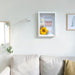 Sunshine Fortune Frame preserved flower money gift box hanging on living room wall