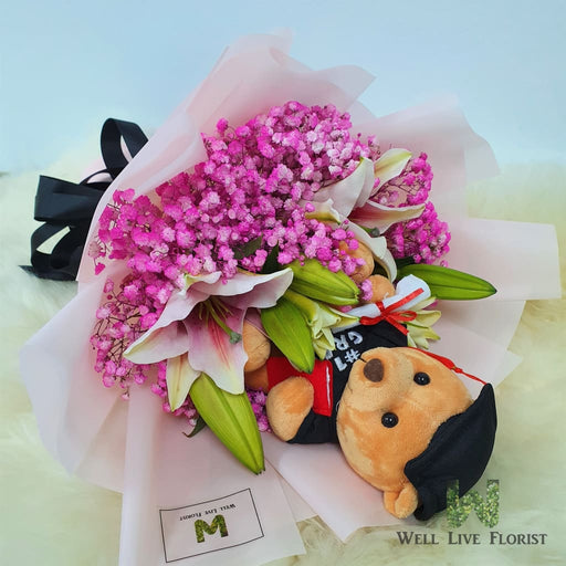 Tassel Time - Graduation Flower - Flower Delivery Singapore - Well Live Florist
