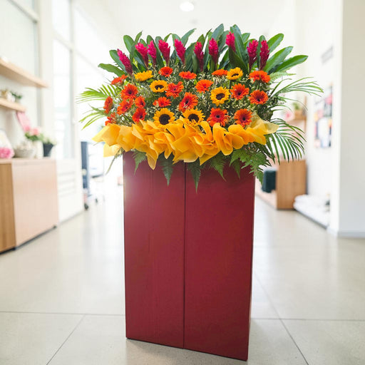The Grand Celebration - Grand Opening Flower Stand - Congrats Flower Stand - Flower Delivery Singapore - Well Live Florist