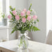 Tulip Embrace - Pink Tulip Vase Arrangement - Flower Delivery Singapore - Well Live Florist