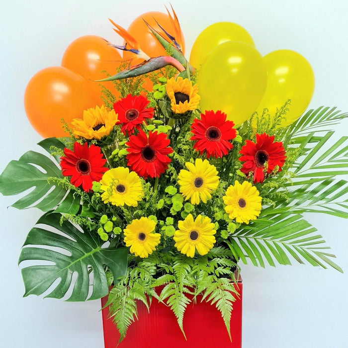 Achievement - Grand Opening Flower Stand - Fresh Gerbera - Florist Singapore -Free Same Day Delivery -  Well Live Florist