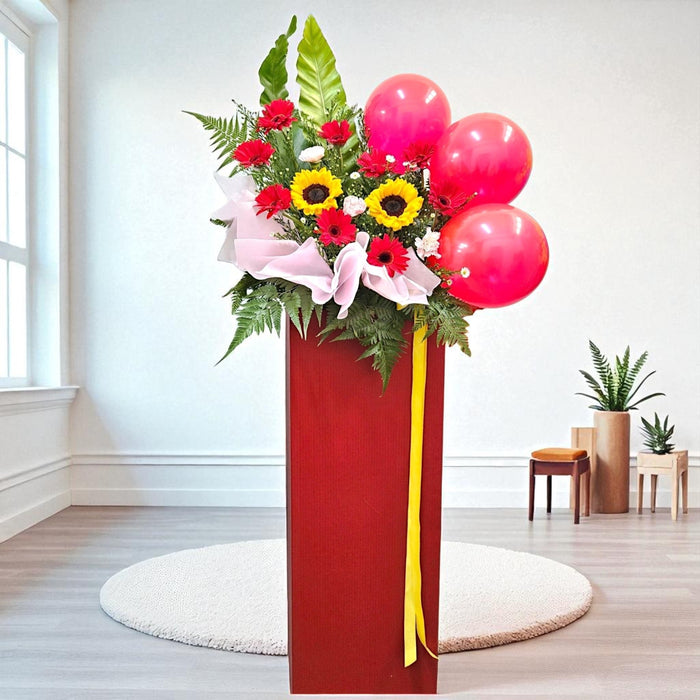 All The Luck - Grand Opening Flower Stand - Opening Flower Singapore - Flower Delivery Singapore - Well Live Florist