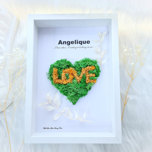 Angelique - Floral Artwork - Preserved Flower In Frame - Free Delivery - Florist Singapore - Well Live Florist