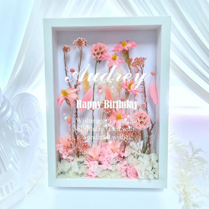 Ariella - Floral Artwork - Preserved Flower - Florist Singapore - Free Same Day Delivery - Well Live Florist