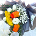 Autumn Glow - Rose and Gerbera Hand Bouquet - Flower Bouquet - Flower Delivery Singapore - Free Delivery - Well Live Florist