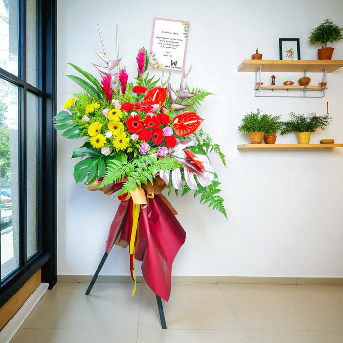 Best Ever - Grand Opening Flower Stand - Opening Flower Stand - Flower Delivery Singapore - Well Live Florist