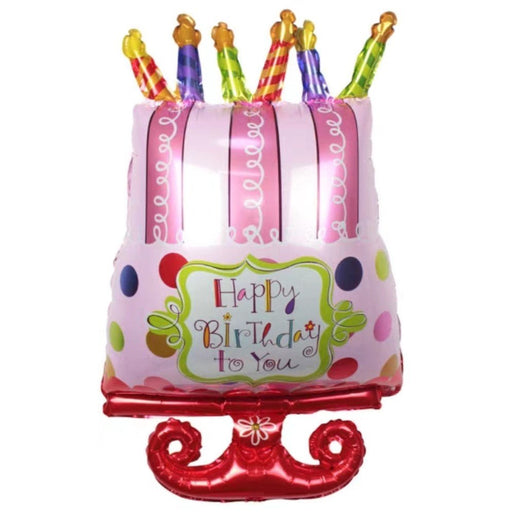 Birthday Cake Shape Helium Balloon - Well Live Florist