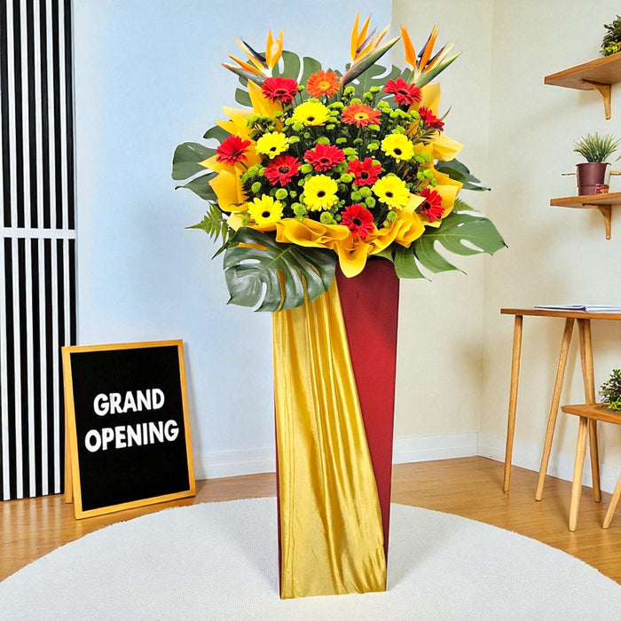 Blooming Delights - Grand Opening Flower Stand - Opening Flower - Same Day Flower Delivery Singapore - Well Live Florist