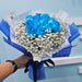 Blue Mirage - Blue Rose Hand Bouquet - Flower Bouquet - Flower Delivery Singapore - Well Live Florist